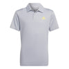 Adidas Boys Club Polo (Halo Silver)