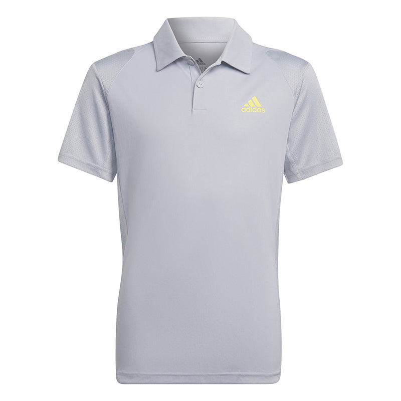 Adidas Boys Club Polo (Halo Silver)