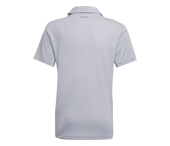 Adidas Boys Club Polo (Halo Silver)