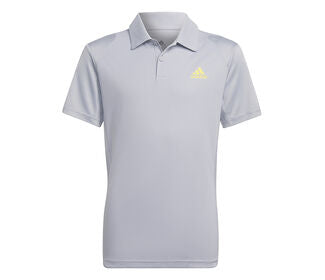 Adidas Boys Club Polo (Halo Silver)