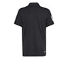 Adidas Boys Club 3 Stripe Polo (Black)