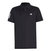 Adidas Boys Club 3 Stripe Polo (Black)