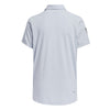 Adidas Boys Club 3 Stripe Polo (Halo Blue)