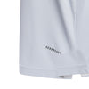 Adidas Boys Club 3 Stripe Polo (Halo Blue)