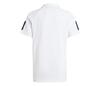 Adidas Boys' Club 3 Stripes Polo (White)