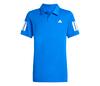 Adidas Boys' Club 3 Stripes Polo (Glory Blue)