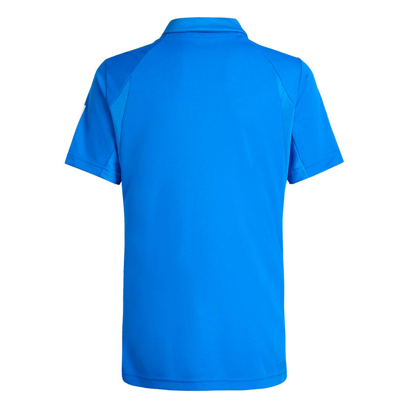 Adidas Boys' Club 3 Stripes Polo (Glory Blue)