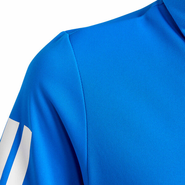 Adidas Boys' Club 3 Stripes Polo (Glory Blue)