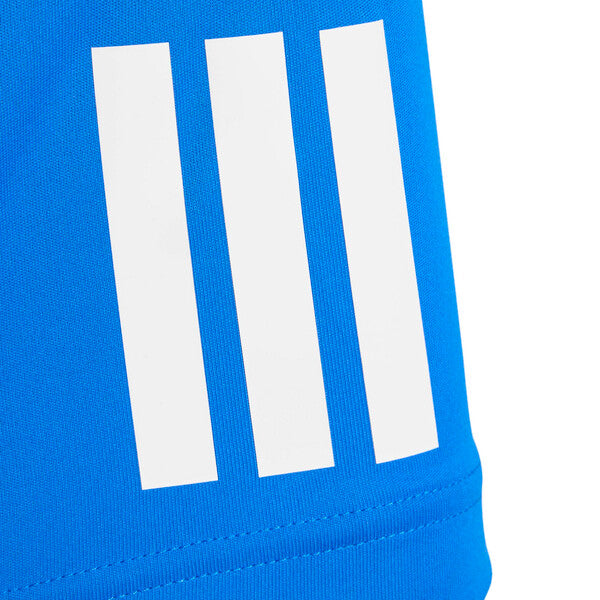 Adidas Boys' Club 3 Stripes Polo (Glory Blue)