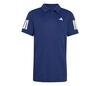 Adidas Boys' Club 3 Stripes Polo (Dark Blue)