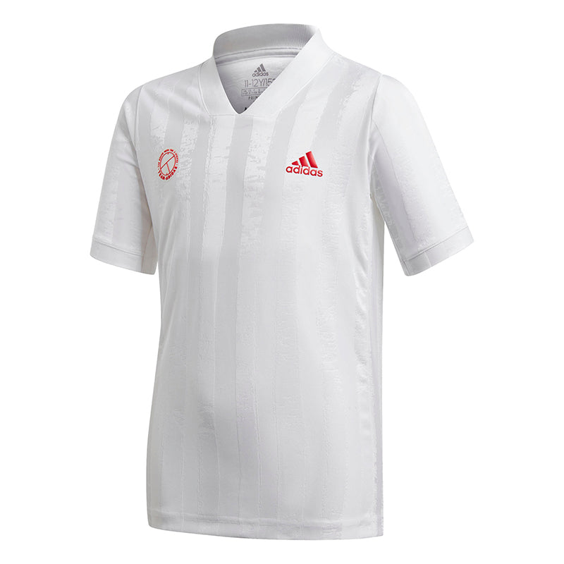 Adidas Boys Freelift Tee Engineered (White)