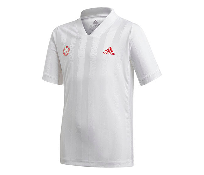 Adidas Boys Freelift Tee Engineered (White)