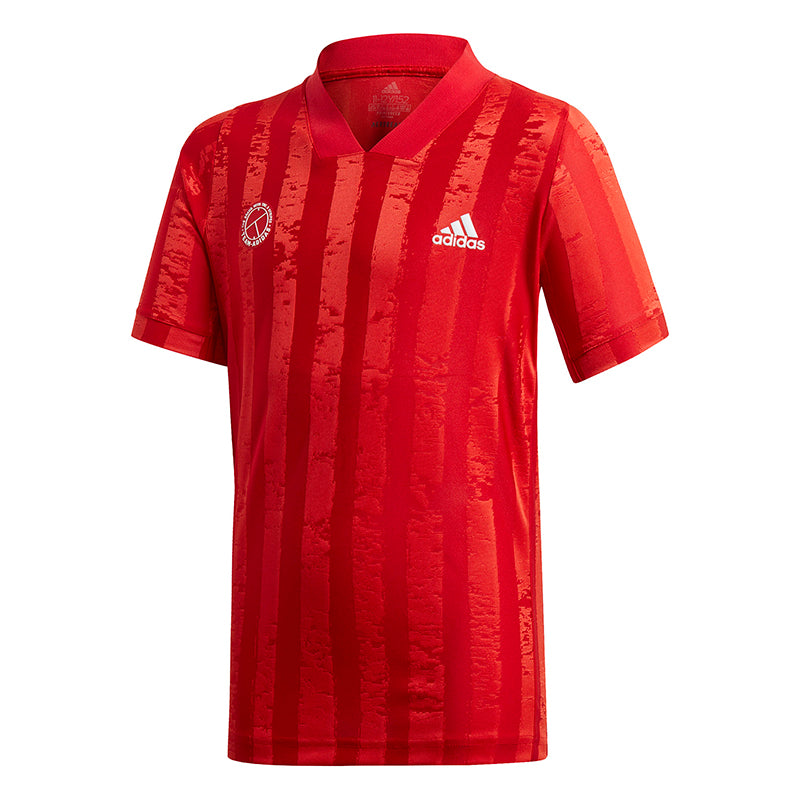 Adidas Boys Freelift Tee Engineered (Red)