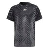 Adidas Boys Freelift Printed Tee (Black)