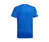 Adidas Boys Club 3 Stripe Tee (Blue)