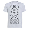Adidas Boys Q2 Printed Tennis Tee (White)