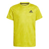 Adidas Boys Oz Tee (Yellow)