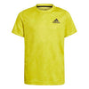 Adidas Boys Oz Tee (Yellow)