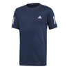 Adidas Boys Club 3 Stripe Tee