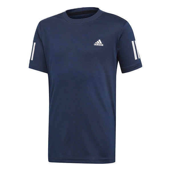 Adidas Boys Club 3 Stripe Tee