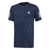 Adidas Boys Club 3 Stripe Tee