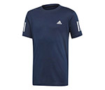 Adidas Boys Club 3 Stripe Tee