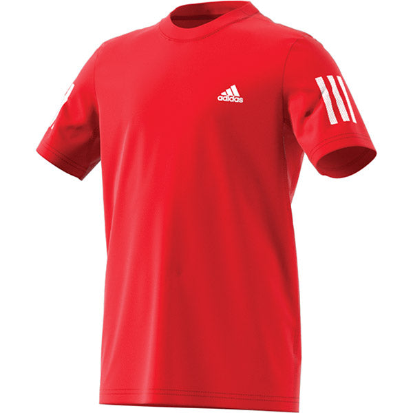 Adidas Boys Club 3 Stripe Tee