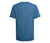Adidas Boys Club 3 Stripe Tee (Blue)