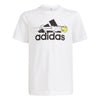 Adidas Boys Tennis Graphic Logo Tee (White)