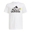 Adidas Boys Tennis Graphic Logo Tee (White)