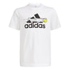 Adidas Boys Tennis Graphic Logo Tee (White)