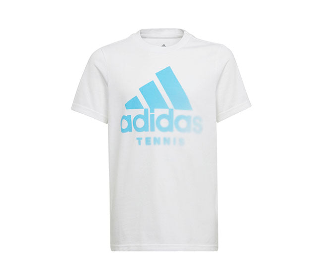 Adidas Youth Tennis Category Graphic Tee (White)