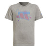 Adidas Youth Tennis Category Graphic Tee (Grey)