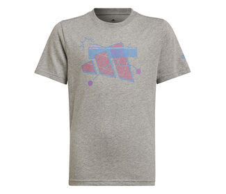 Adidas Youth Tennis Category Graphic Tee (Grey)