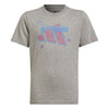 Adidas Youth Tennis Category Graphic Tee (Grey)
