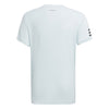 Adidas Boys Club 3 Stripe Tee (Light Blue)