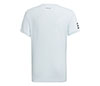 Adidas Boys Club 3 Stripe Tee (Light Blue)