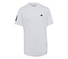 Adidas Boys Club 3 Stripe Tee (White)