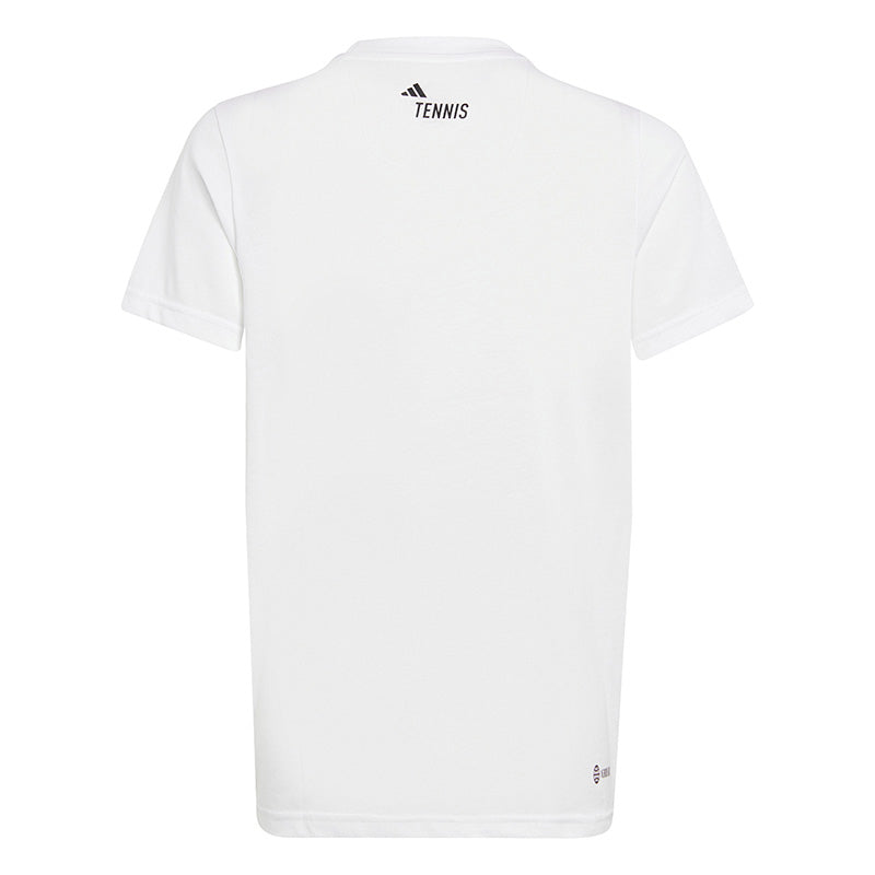 Adidas Boys Category Graphic Tee (White)