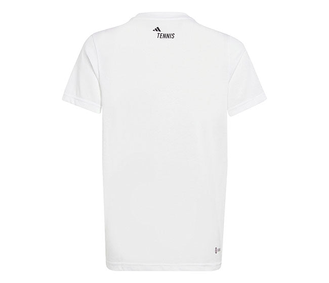 Adidas Boys Category Graphic Tee (White)