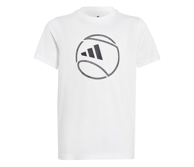 Adidas Boys Category Graphic Tee (White)