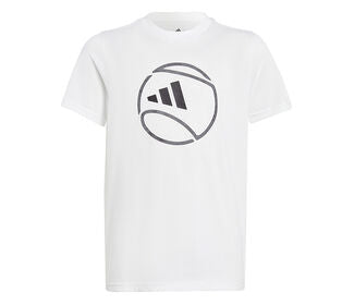 Adidas Boys Category Graphic Tee (White)