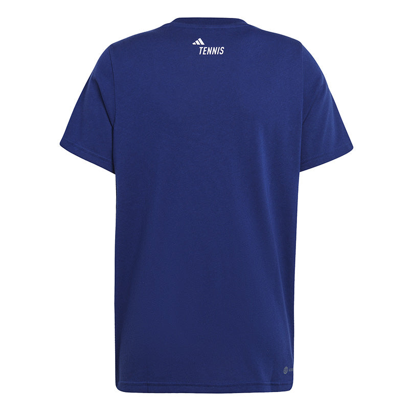 Adidas Boys Category Graphic Tee (Victory Blue)