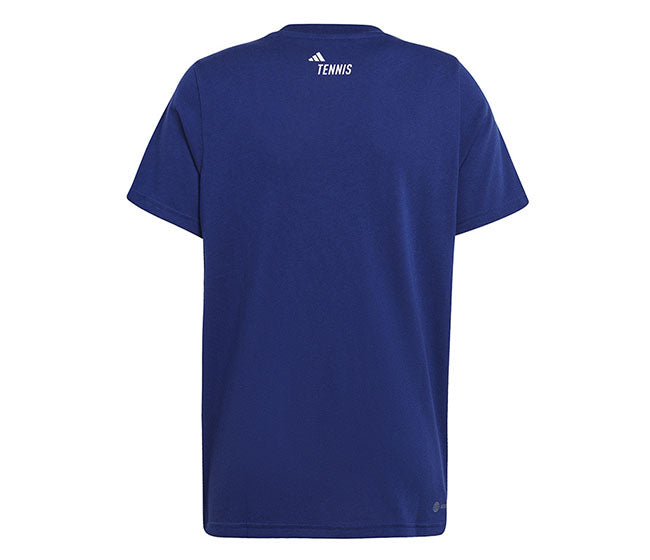 Adidas Boys Category Graphic Tee (Victory Blue)