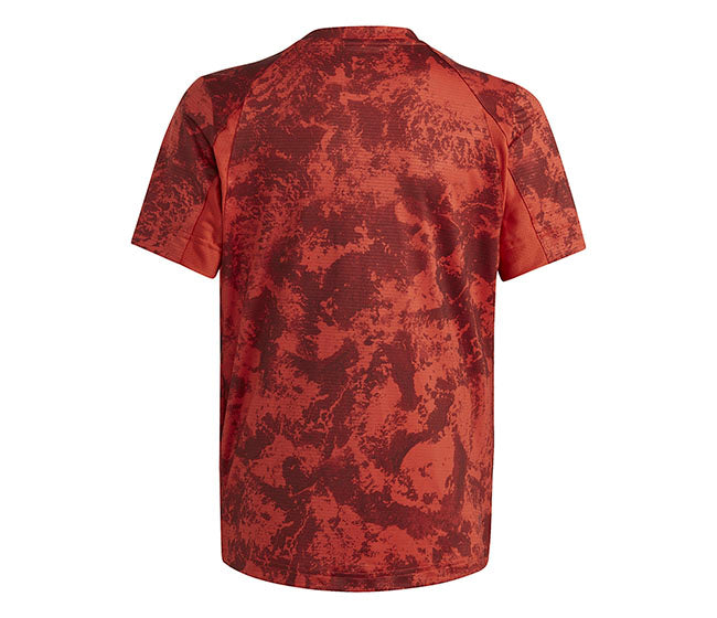 Adidas Boys Roland Garros Tee (Preloved Red)