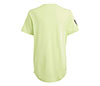 Adidas Boys Club 3 Stripe Tee (Lime)