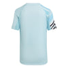 Adidas Boys New York Pro Tee (Light Aqua)