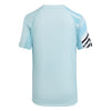 Adidas Boys New York Pro Tee (Light Aqua)