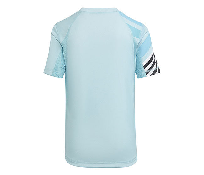 Adidas Boys New York Pro Tee (Light Aqua)