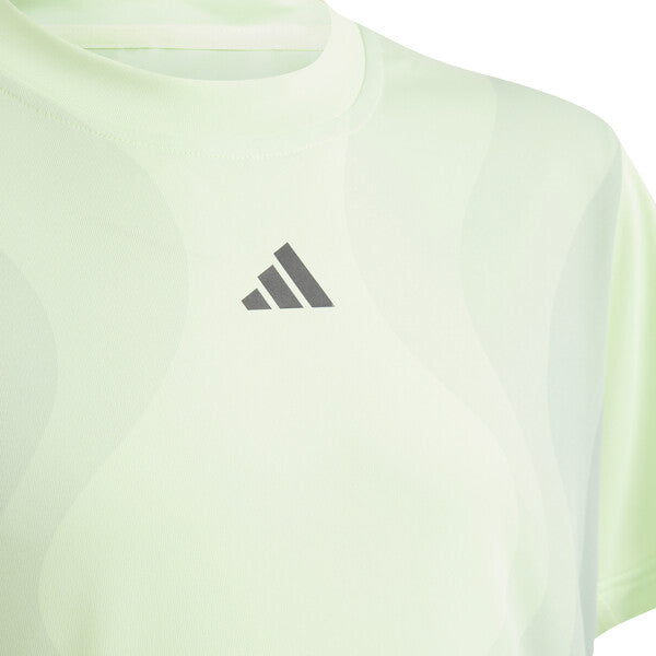 Adidas Boys Pro Tee (Green Spark)